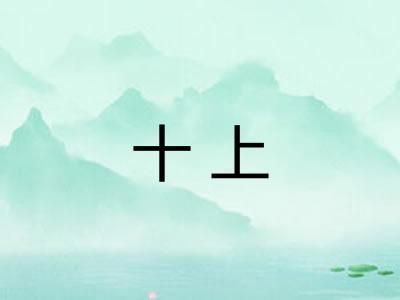 十上