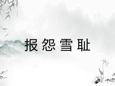 报怨雪耻