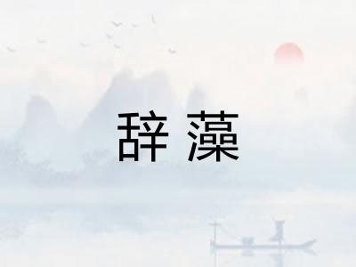 辞藻