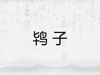 鸨子 鸨子