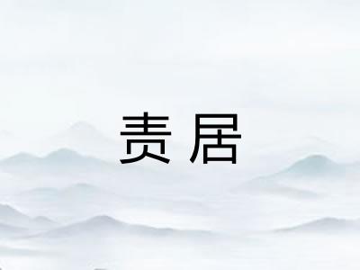 责居