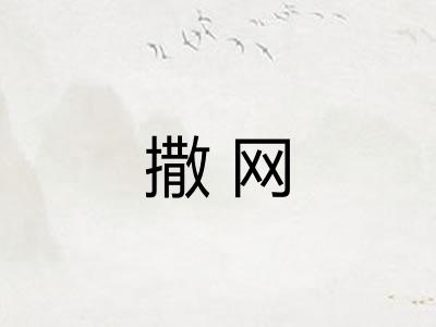 撒网 撒网
