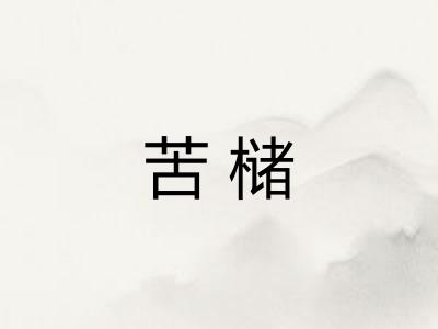 苦槠
