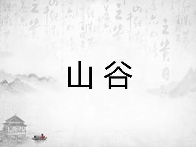 山谷 山谷