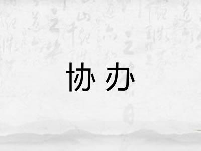 协办