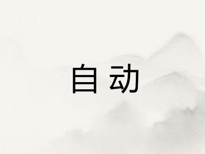 自动
