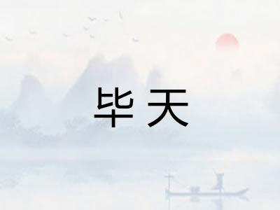 毕天