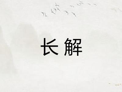 长解
