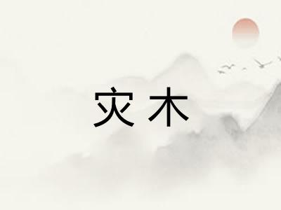 灾木 灾木