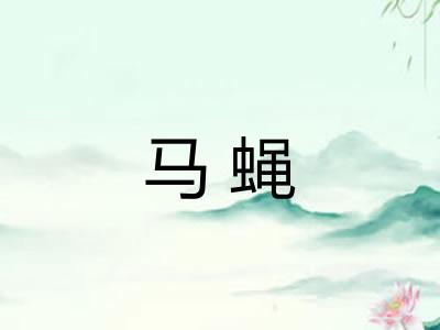 马蝇 马蝇