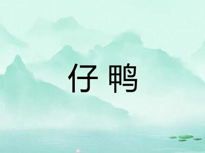 仔鸭