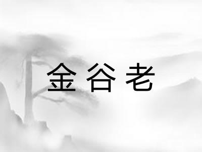 金谷老 金谷老