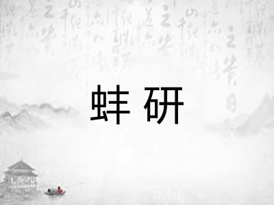 蚌研