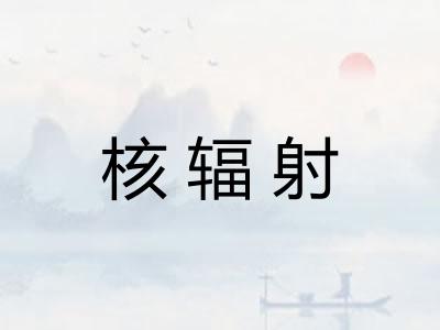 核辐射 核辐射