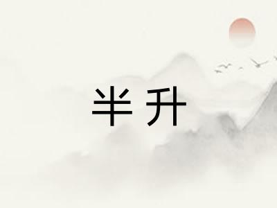 半升