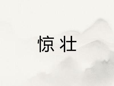 惊壮