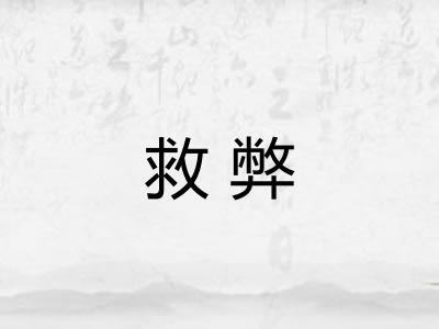 救弊