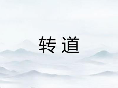 转道 转道