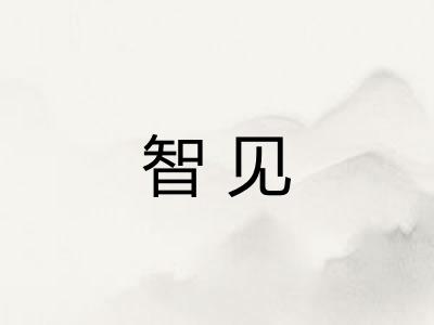 智见