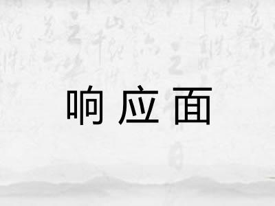 响应面 响应面