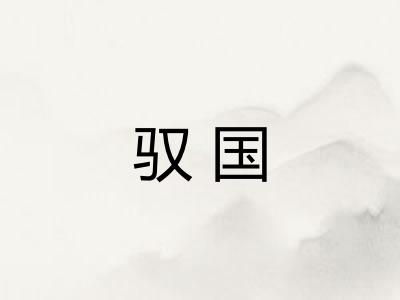驭国