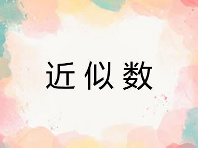 近似数