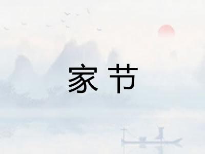家节