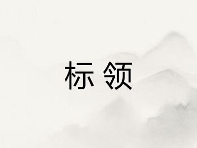 标领 标领