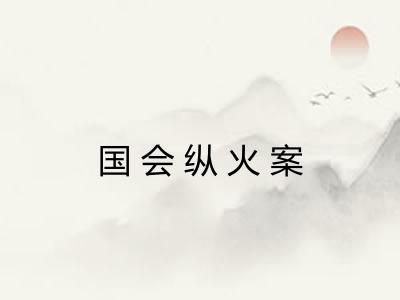 国会纵火案 国会纵火案
