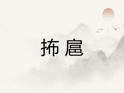 抪扈