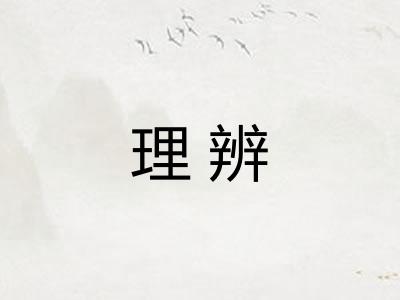 理辨 理辨