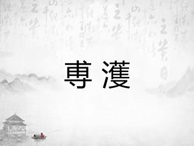 尃濩