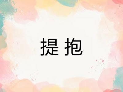 提抱