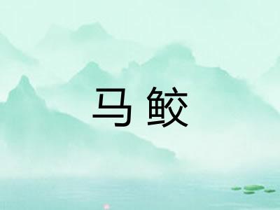 马鲛