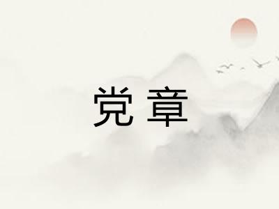 党章