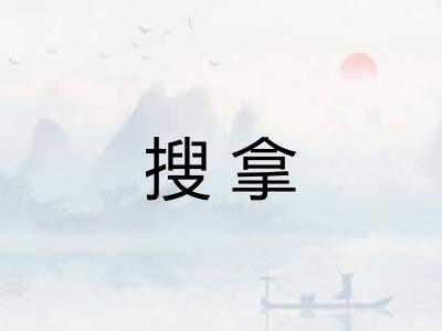 搜拿 搜拿
