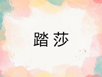 踏莎