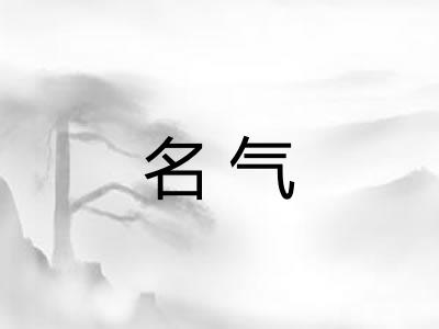 名气 名气