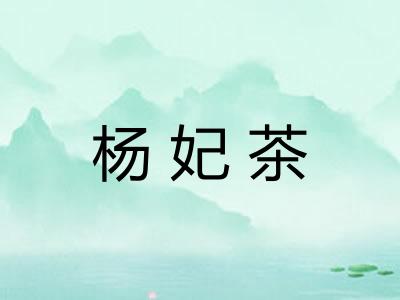 杨妃茶 杨妃茶