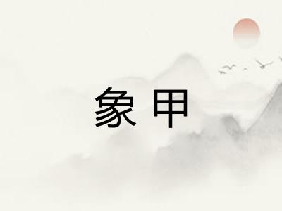 象甲