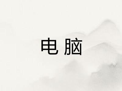 电脑 电脑