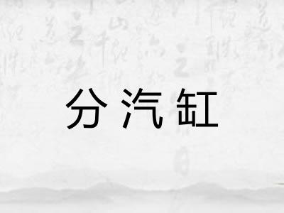 分汽缸 分汽缸