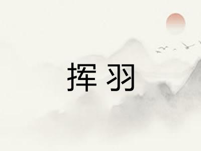 挥羽 挥羽