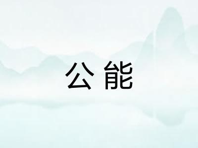 公能