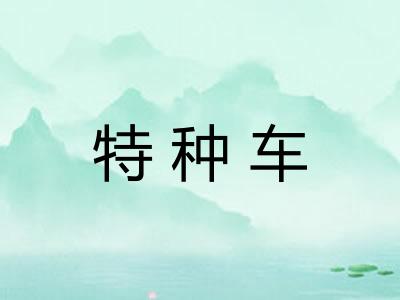 特种车
