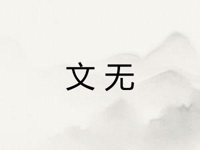 文无