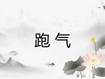 跑气