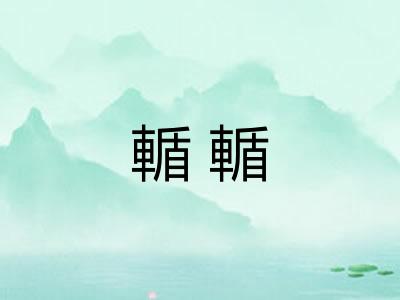 輴輴