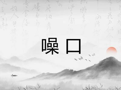 噪口