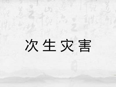 次生灾害